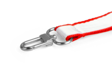 Schlüsselbänder Werbeartikel: Schlüsselband-Verschluss Nic-Hook Metall in silber glänzend