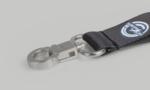 Schlüsselbänder Werbeartikel: Schlüsselband-Verschluss Solid-Hook Metall in silber matt
