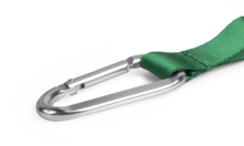 Schlüsselbänder Werbeartikel: Schlüsselband-Verschluss Karabinerhaken 60 mm in silber glänzend