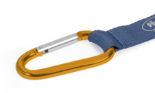 Schlüsselbänder Werbeartikel: Schlüsselband-Verschluss Karabinerhaken 70 mm in farbig glänzend