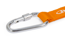 Schlüsselbänder Werbeartikel: Schlüsselband-Verschluss Karabinerhaken mit Drehverschluss glänzend