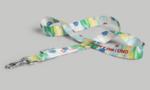 Lanyards Werbeartikel: Lanyard aus recyceltem PET-Material mit vierfarbigem Fotodruck