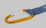Schlüsselbänder Werbeartikel: Schlüsselband-Verschluss Karabinerhaken 70 mm in farbig glänzend

