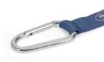 Schlüsselbänder Werbeartikel: Schlüsselband-Verschluss Karabinerhaken 70 mm in silber glänzend
