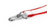 Schlüsselbänder Werbeartikel: Schlüsselband-Verschluss Nic-Hook Metall in silber glänzend
