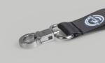 Schlüsselbänder Werbeartikel: Schlüsselband-Verschluss Solid-Hook Metall in silber glänzend
