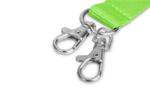Schlüsselbänder Werbeartikel: Schlüsselband mit zusätzlichem Verschluss Sec-Locks in silber glänzend